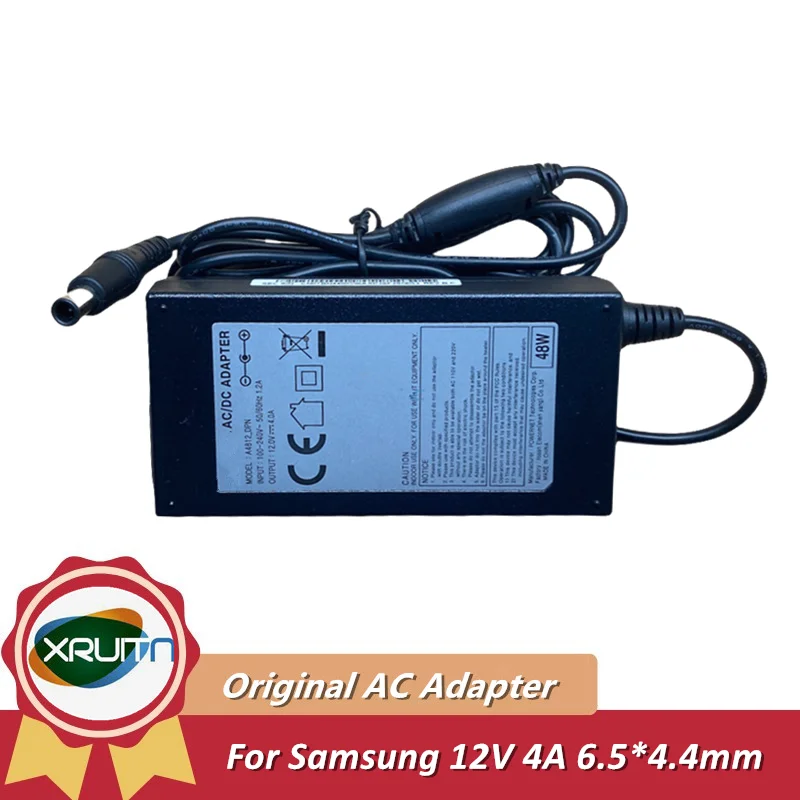 

Genuine A4812_DPN 12V 4A 3A 2A 48W AC Adapter Charger For SAMSUNG 620TVL P2370 PSCV360104A SAD03612A-UV Power Supply ADP-5412A