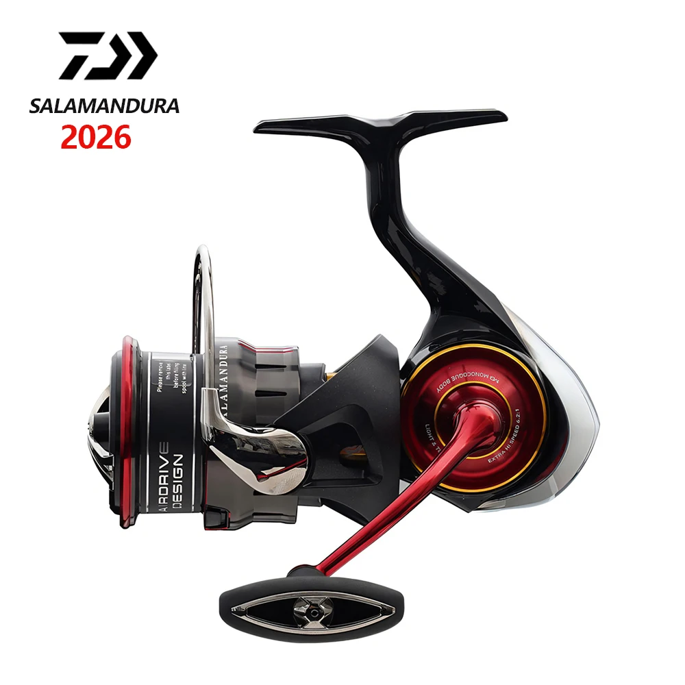 2026 DAIWA NEUE SALAMANDURA LT Spinnrolle Angelrolle 7+1BB Bremskraft 5-10KG Rollen