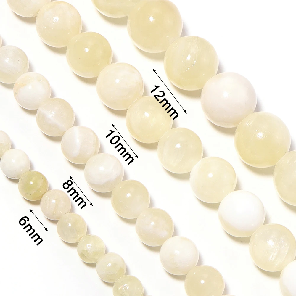 1 Strand 6/8/10/12mm Golden Si - Jewelry Making Stones ulasan dan harga