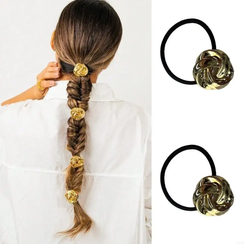 

Trendy Alloy Rose Hair Tie Decoration Fashion Women's Hair Jewelry Accessories
