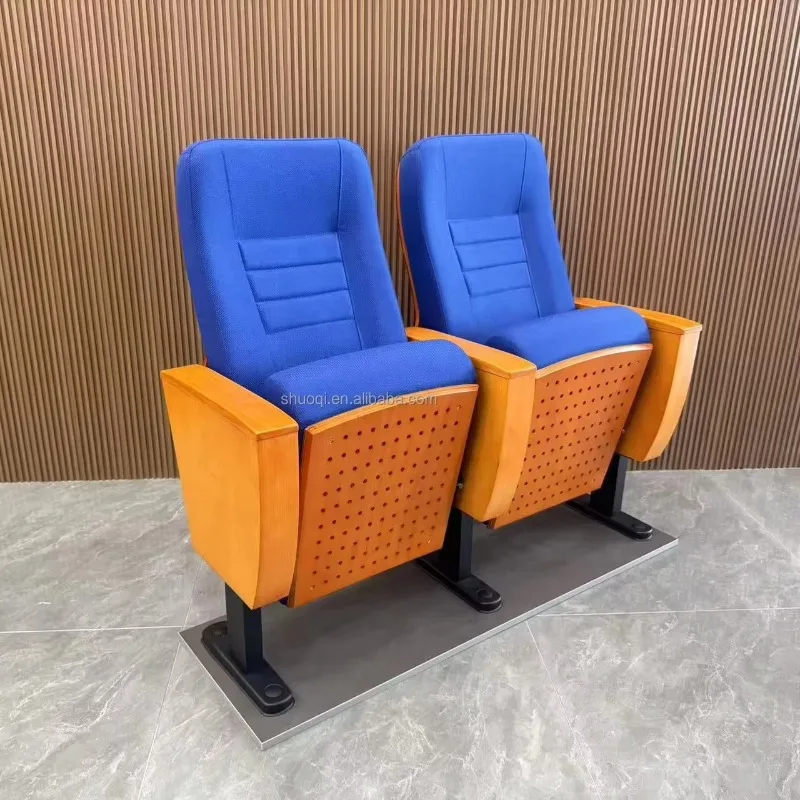 Kenya Customized Wholesale Auditorium Theater Furniture Writing Pad Seats for School Lecture Halls Church Theatre Shows