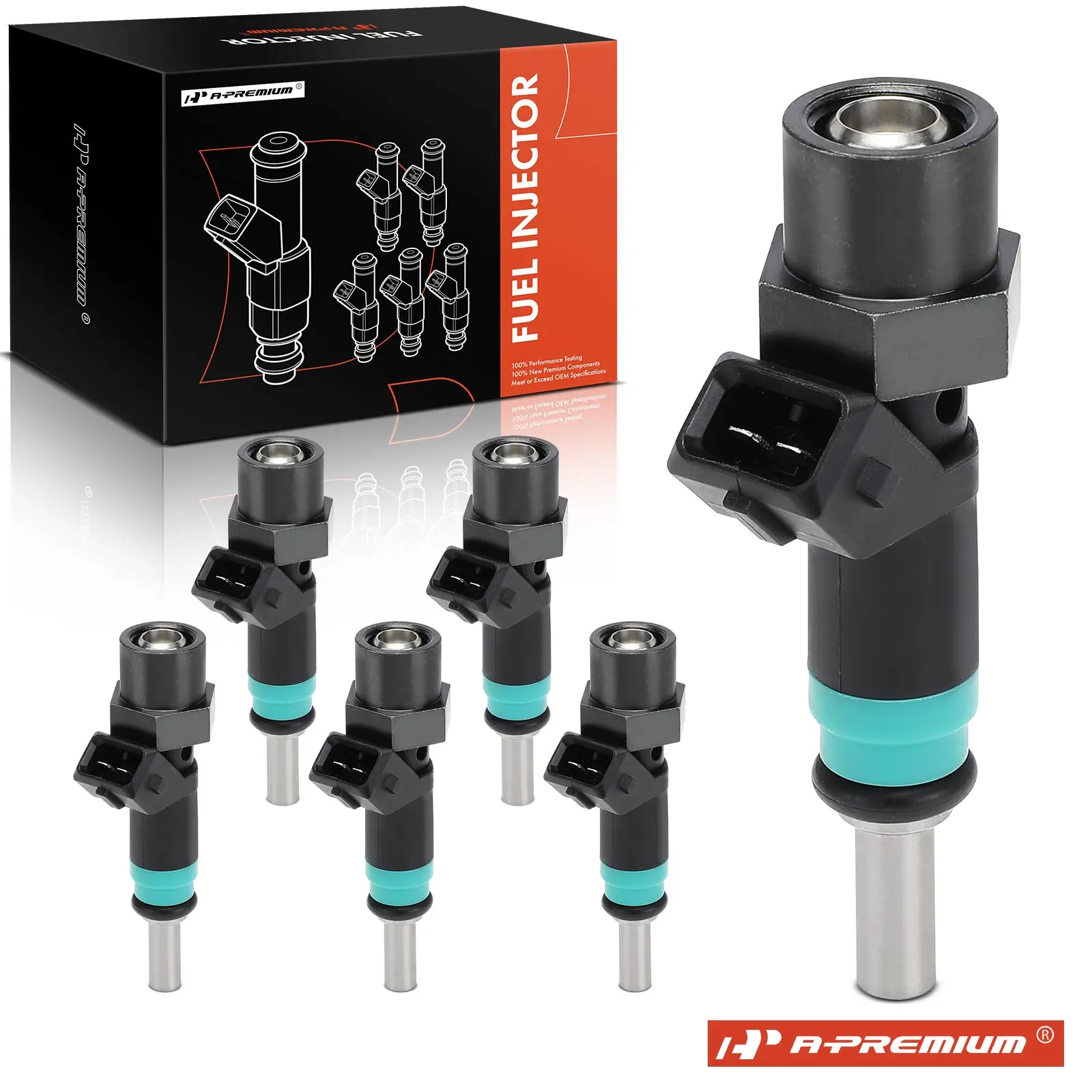 A-Premium 6Pcs Fuel Injector for BMW 325i 325Ci 325xi 2004 2005 L6 2.5L