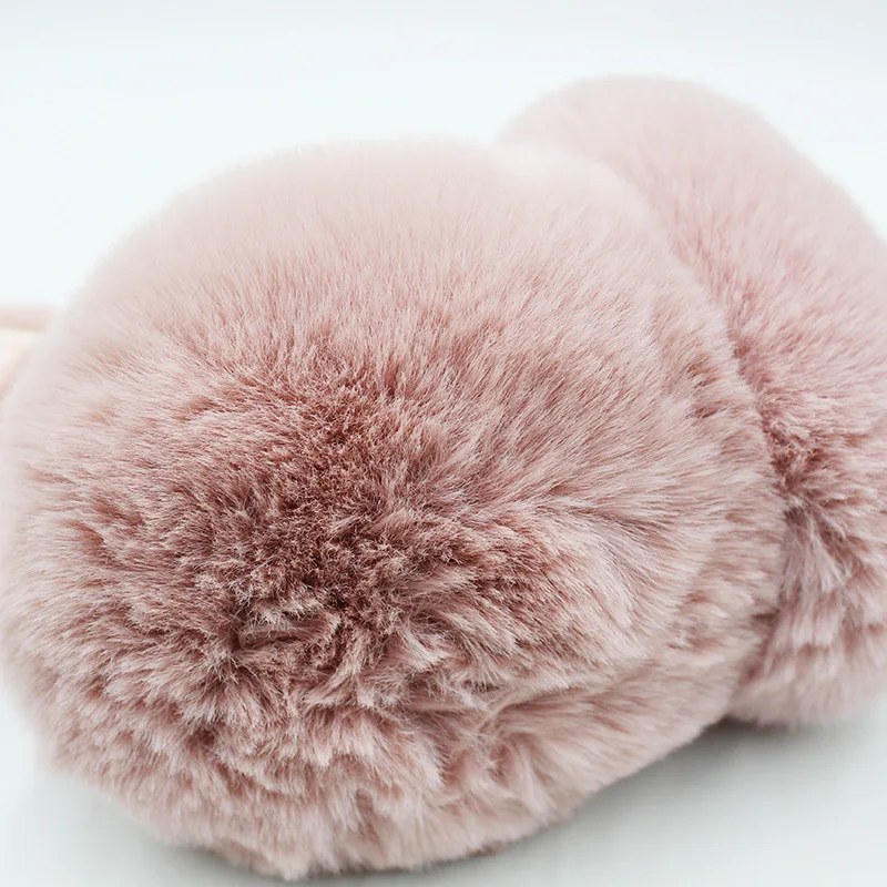 Winter warm earmuffs wholesale thickened plush foldable cute Cat's ears (Steamed cat-ear shaped bread) warm earmuffs for women