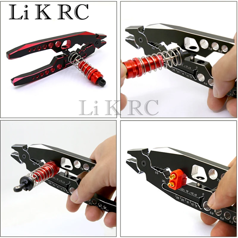 

Multifunction Shock Clamp Ball Head Pliers Tools for HSP Traxxas Axial SCX10 TAMIYA 1/10 1/8 Rc Car