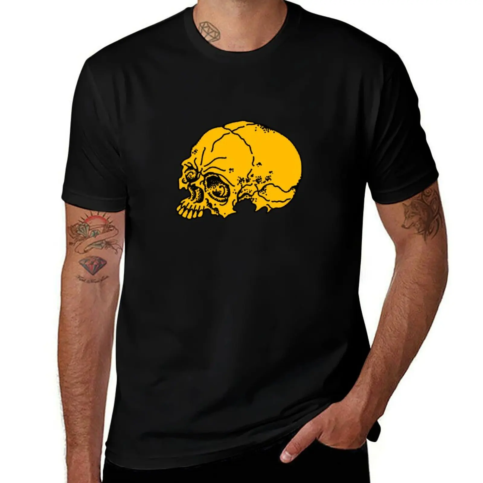 Skull T-Shirt Large Size Soft Cotton T-Shirt