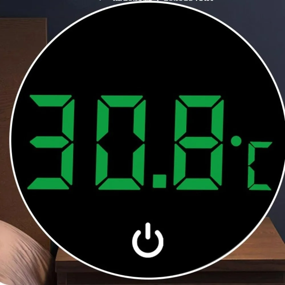 Self-Adhesive Digital Aquarium Thermometer LED Display Cordless Fish Tank Thermometer High Precision External