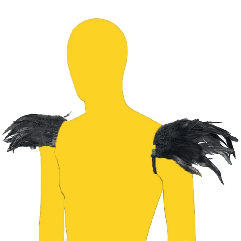 E15F Halloween Shoulder Wrap Witch Costume Breathable Trim Shawl Party Cosplay Reusable Trim Cloak