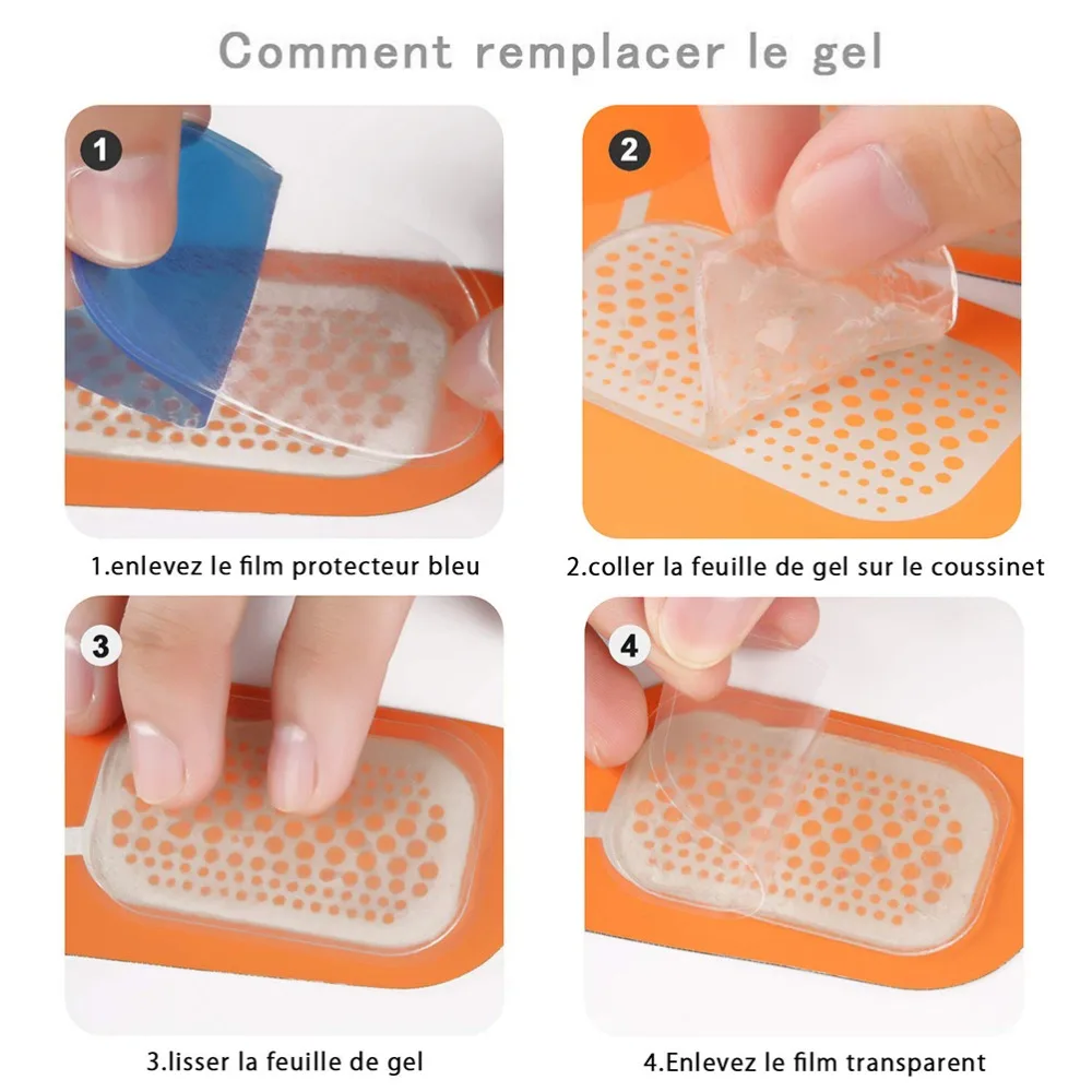 30pcs Reusable Hydrogel Gel Sheets Hydrogel Material Gel Sheets Replacement Gel Pads Electrostimulator Pads