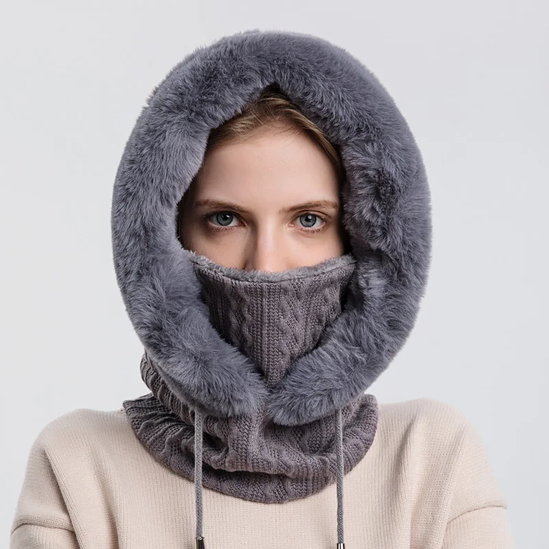 Cross-Border Outdoor Cycling Head Warm Winter Hats Ski Cap Insulation Heat Preservation Centers Mask Sets Protective Cap
