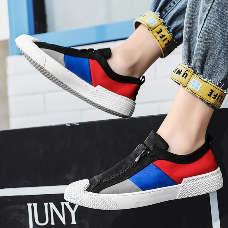 9 Styles Fashion Men's Vulcanized Shoes Canvas Sneakers Men Loafers Shoes Soft Sole Comfortable Casual shoes Flats