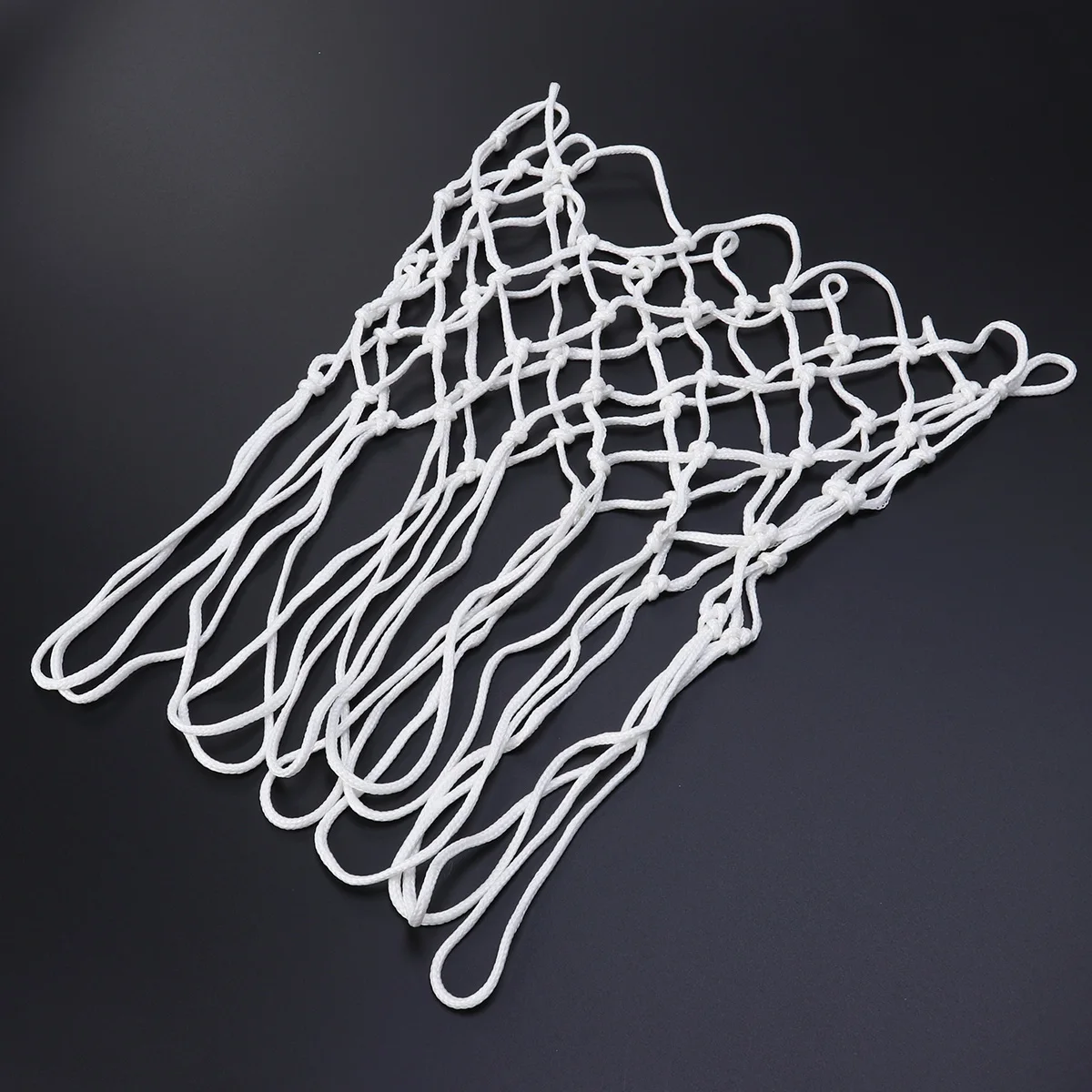 

2 pcs Luminous Basketball Net Night Glowing Green High Density Nylon Heavy Duty Thick Wear Resistant Fits Standard Rim Backboard