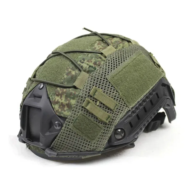 BOOIU Tactical Helmet Cover Cloth for Airsoft Fast Helmet with Velcro Hunting CS Camo Safety Helmet Cloth-Without Sport Helmet