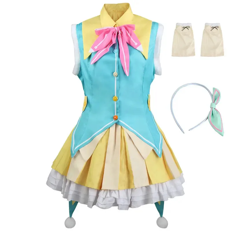 Hhh 2025 projeto sekai colorido palco kusanagi nene cosplay peruca traje halloween festa de natal roupas para mulheres meninas cospla