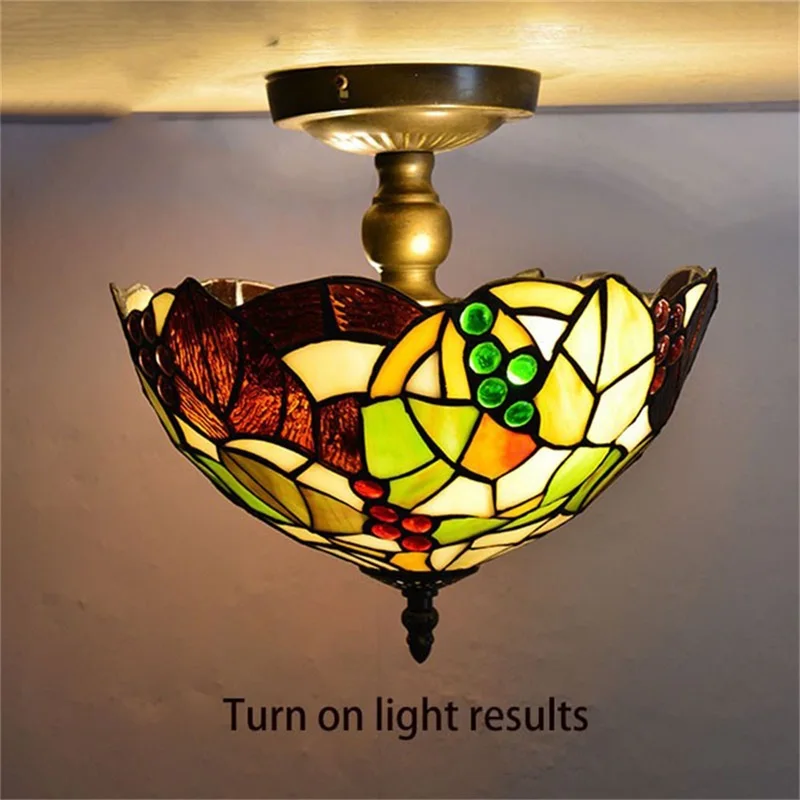 TEMOU Tiffany Ceiling Light Modern Creative Lamp Fixtures LED Home For Living Dining Room Decoration