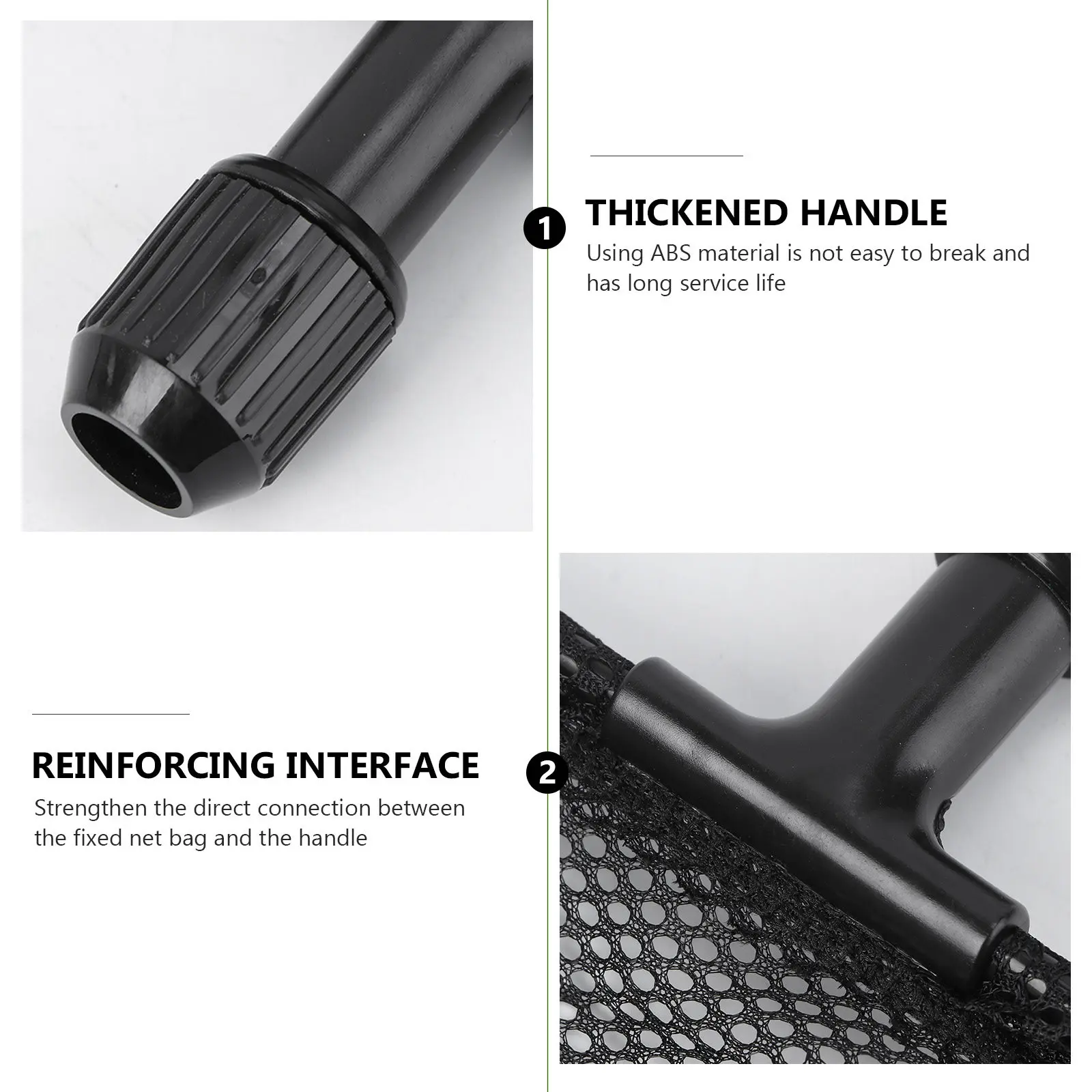 

Раздвижной подсачек для рыбалки с выдвижной пластиковой ручкой, мелкоячеистой сеткой и неабсорбирующим покрытием для аквариумов, прудов и ручьев