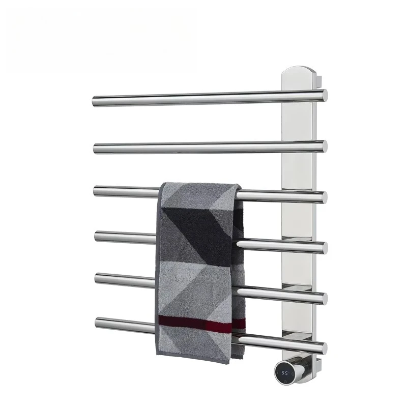 

304 STAINLESS STEEL Smart Thermostatic Control Heated Towel Rack OEM & ODM For Bathroom Use