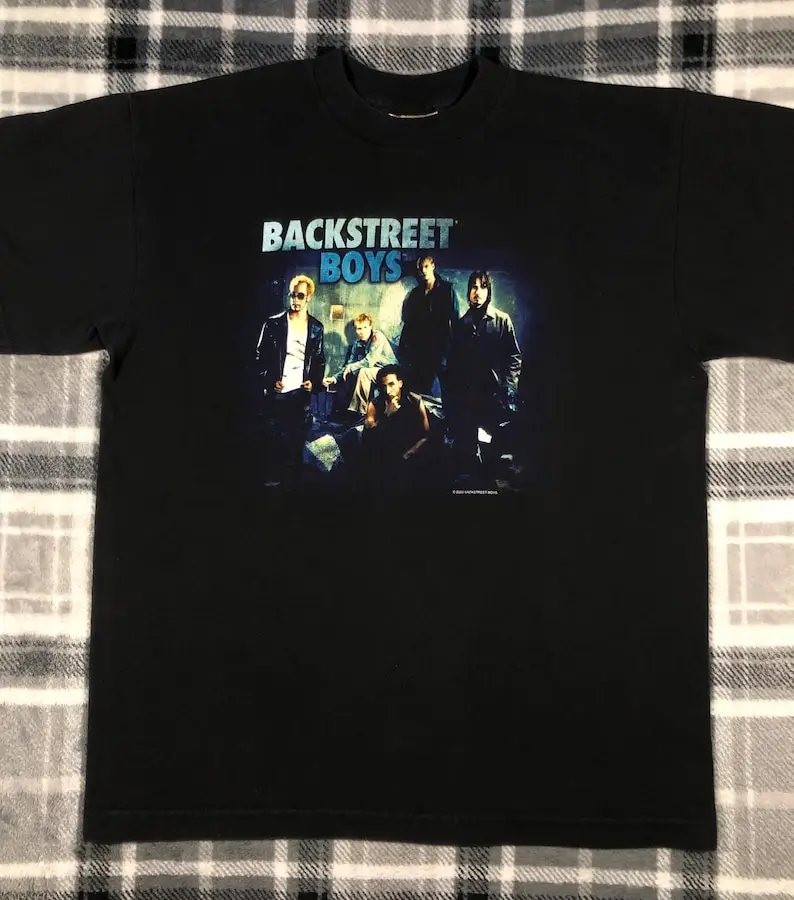 

Backstreet Boys - Vintage 2000 - Pop Rock Boy Band T Shirt - Size Youth XL