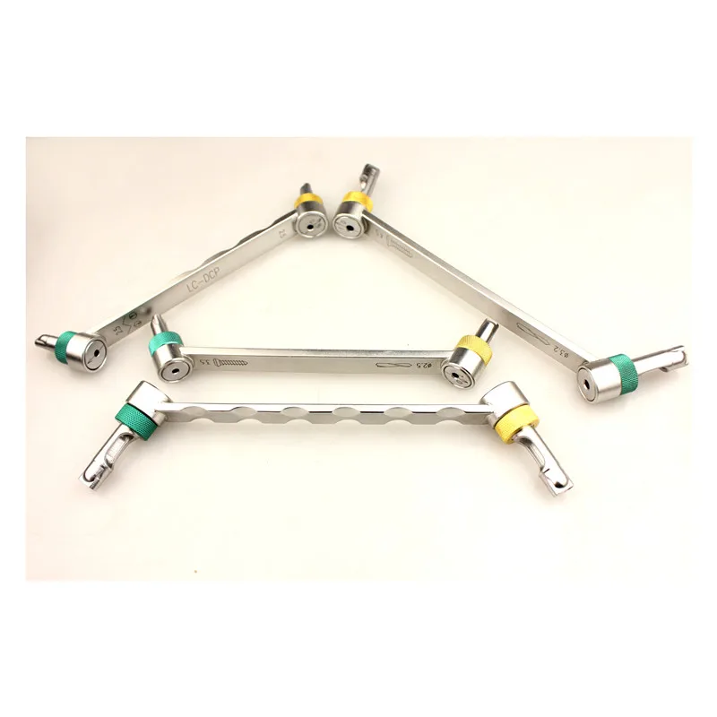 Orthopedic instrument drill bit double head pressure guide dual purpose guide two hole drill sleeve