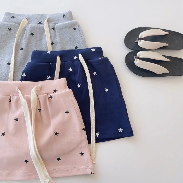 2025 Spring/Summer New Children's Casual Versatile Half Skirt Fashion Knitted Short Skirt for Small and Medium Sized Girls Skirt
