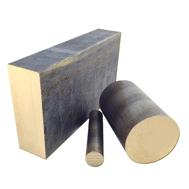 1Pcs Bronze Rod Bronze Round Bar Bronze Plate Bronze Round Rod High Precision Wear & Corrosion Resistant