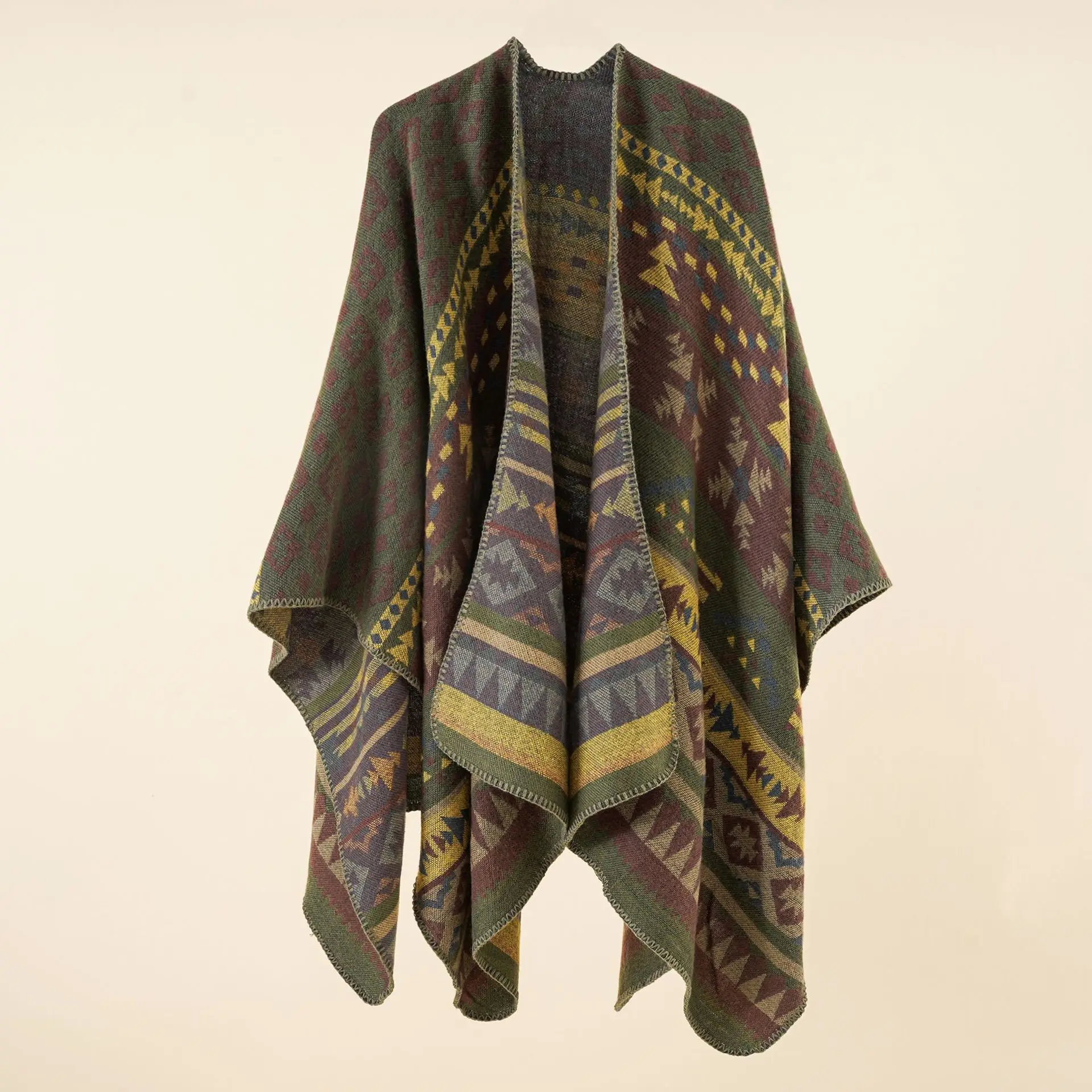 nouvelle-echarpe-et-chale-de-style-ethnique-pour-femmes-a-usage-double-pour-l’automne-et-l’hiver-chale-et-veste-assortis-a-usage-double