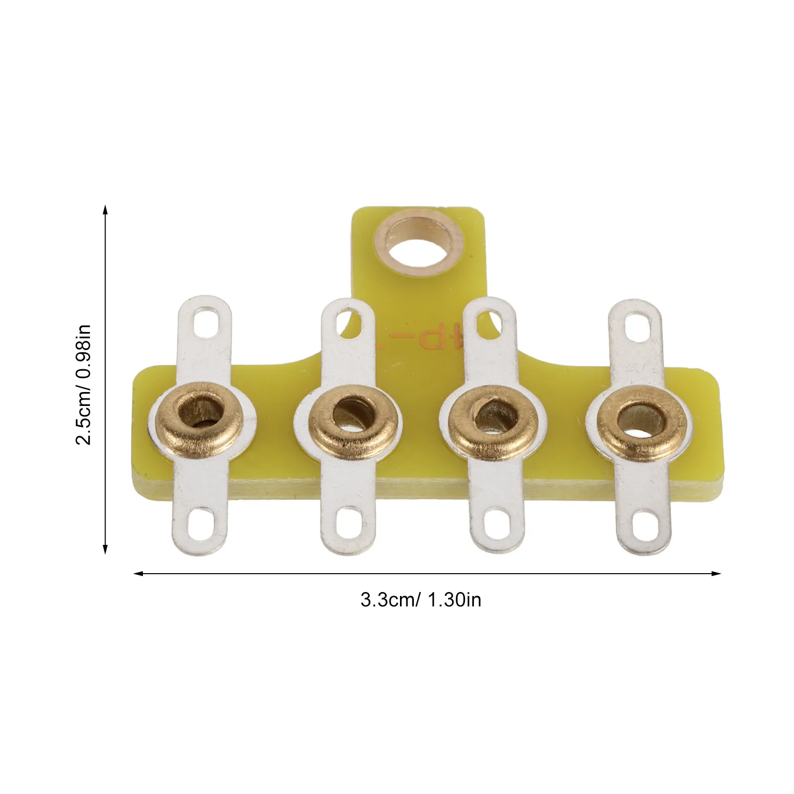 3Pcs Turret Board High Purity Copper Audio Terminal Tag Strip Balanced Elasticity Stable Solder Lug Board for Vintage Tube view 6
