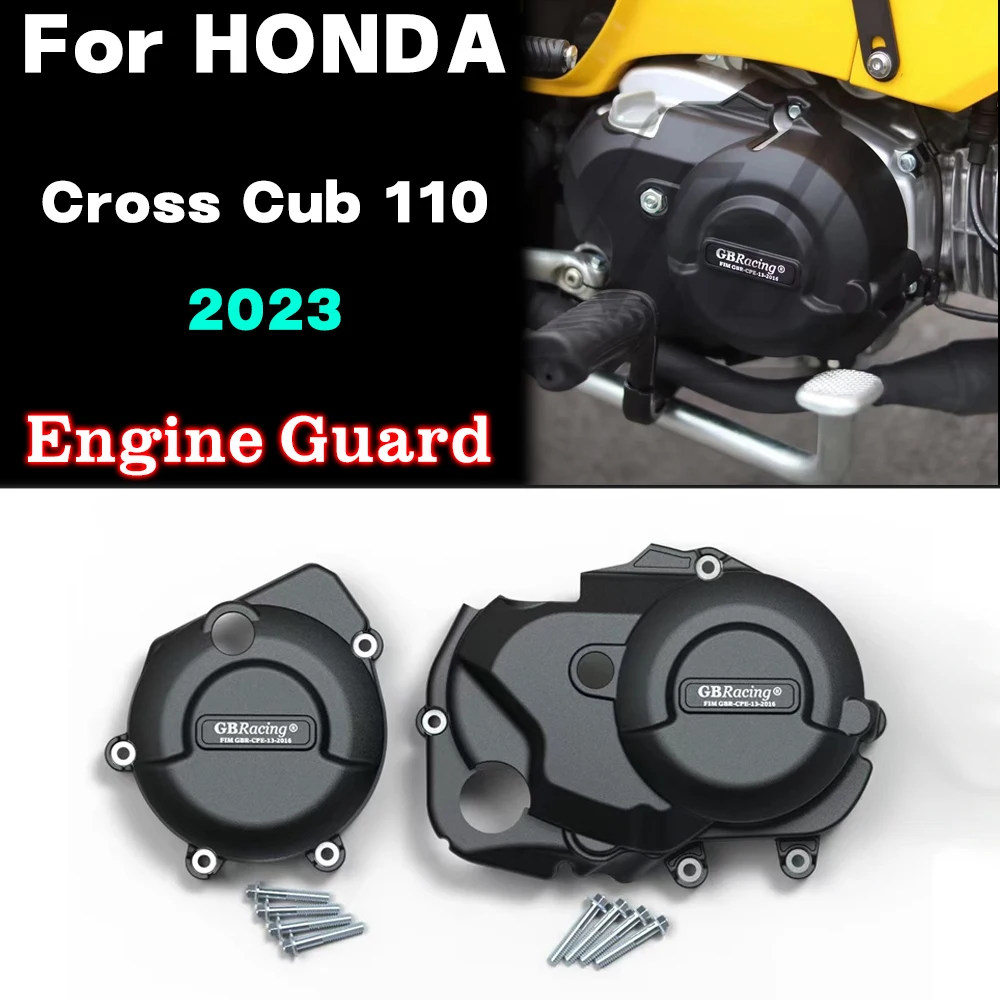 

FOR HONDA Cross Cub 110 2023 Motorcycles Engine Protective Cover Guard Case For GBRacing