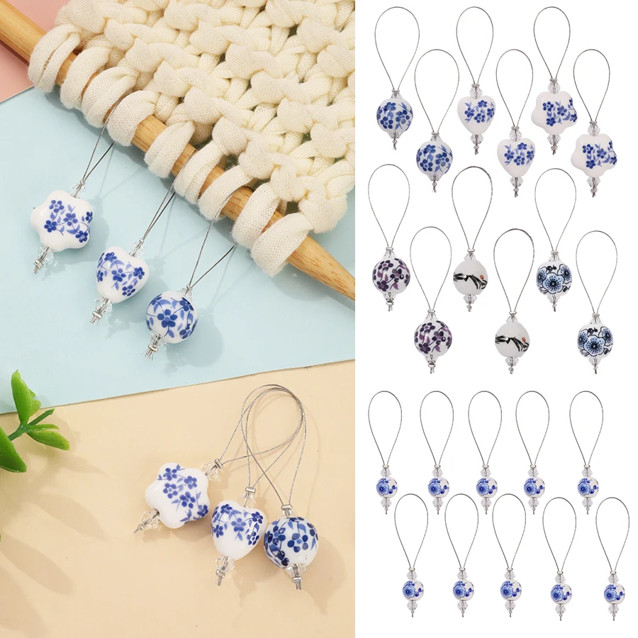2/6Pcs Stitching Markers Porce - огляд і ціна Stitch Marker Ring
