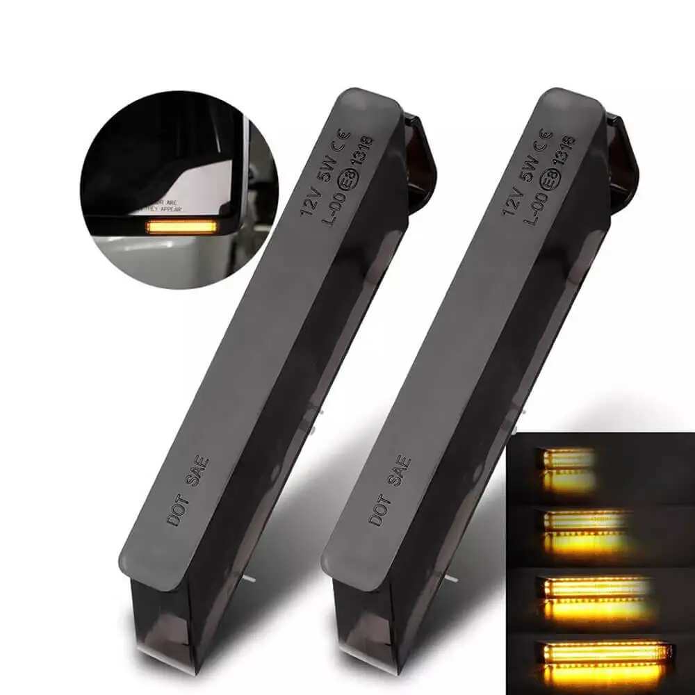 

2Pcs LED Under The Side Rearview Mirror Turn Signal Indicator Light For Ford F150 F-150 2004 2005 2006 2007 2008 2009 2010-2014
