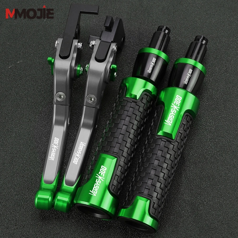 FOR Kawasaki VERSYS-X300 VERSYSX300 2017 2018 2019 2020-2021 7/8'' 22mm Handlebar Handle Grips Ends Foldable Brake Clutch Levers