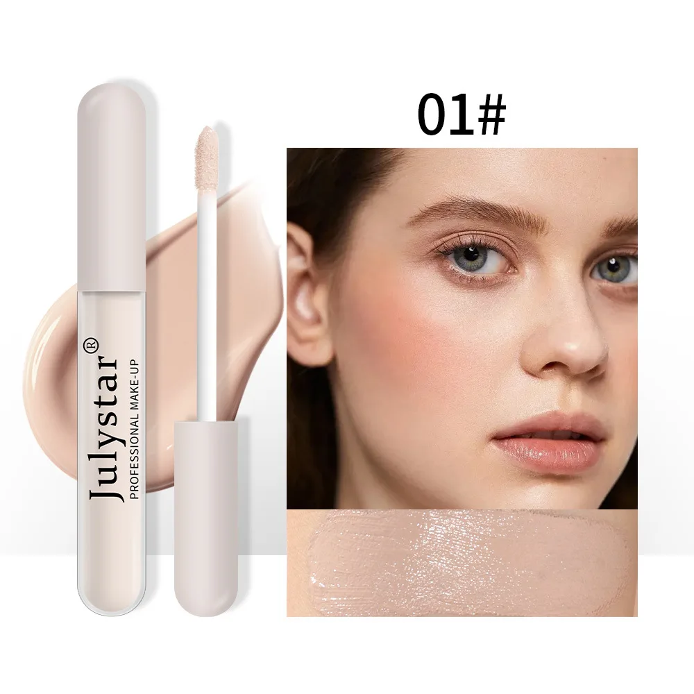 Corrector líquido impermeable, base de maquillaje hidratante, cubierta duradera, acné, ojeras, contorno facial, cosmético