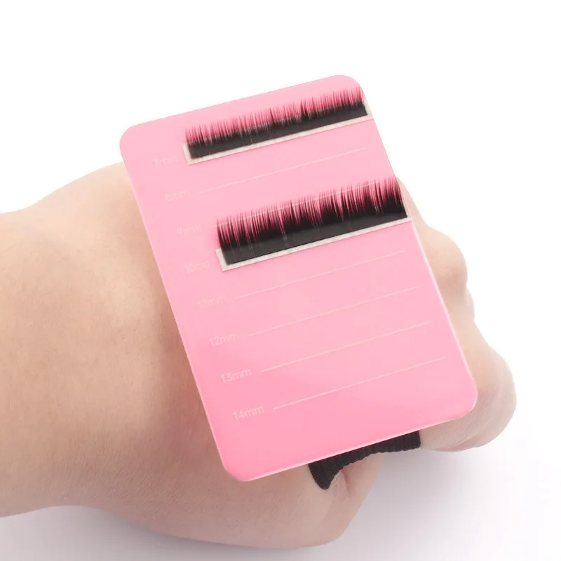 Acryl Wimpern Verlängerung Organizer Palette Falsche Wimpern Ständer Palette Wimpern Kleber Kleber Halter mit Gürtel Frauen Make-Up-Tools