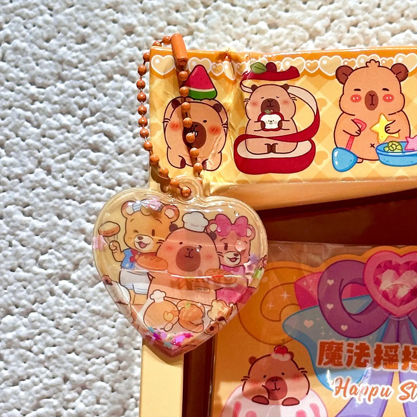 

3D капибары персонажи рельефные встряхивающие наклейки DIY водонепроницаемые милые декоративные милые мультяшные наклейки хрустальная наклейка игрушка