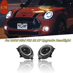 Headlight Assembly for BMW MINI 2014-2022 Modification F55 F56 F57 LED Steering Start Colorful Headlamp Assembly