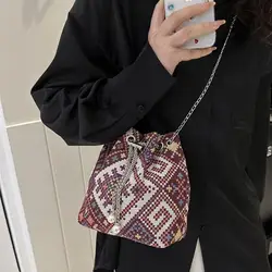 2023 borsa a tracolla in paglia da donna Summer Beach Fashion Clutch Chain Woven Large Lady borse Satchel borse in stile etnico borsa a tracolla