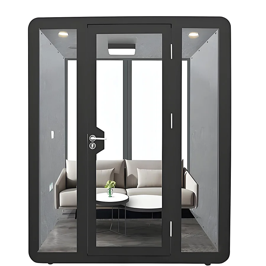 Customizable Soundproof House Modular Expandable Homes Durability Soundproof Meeting Room Isolation Booth For Vocals