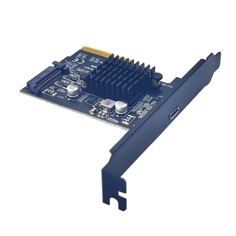 

Reliableexpansion Card PCB Expansion Card Pcie To Type-C PCI Express PCI-E 4X To USB3.2 GEN2X2 20Gbps ASM3242 Adapter