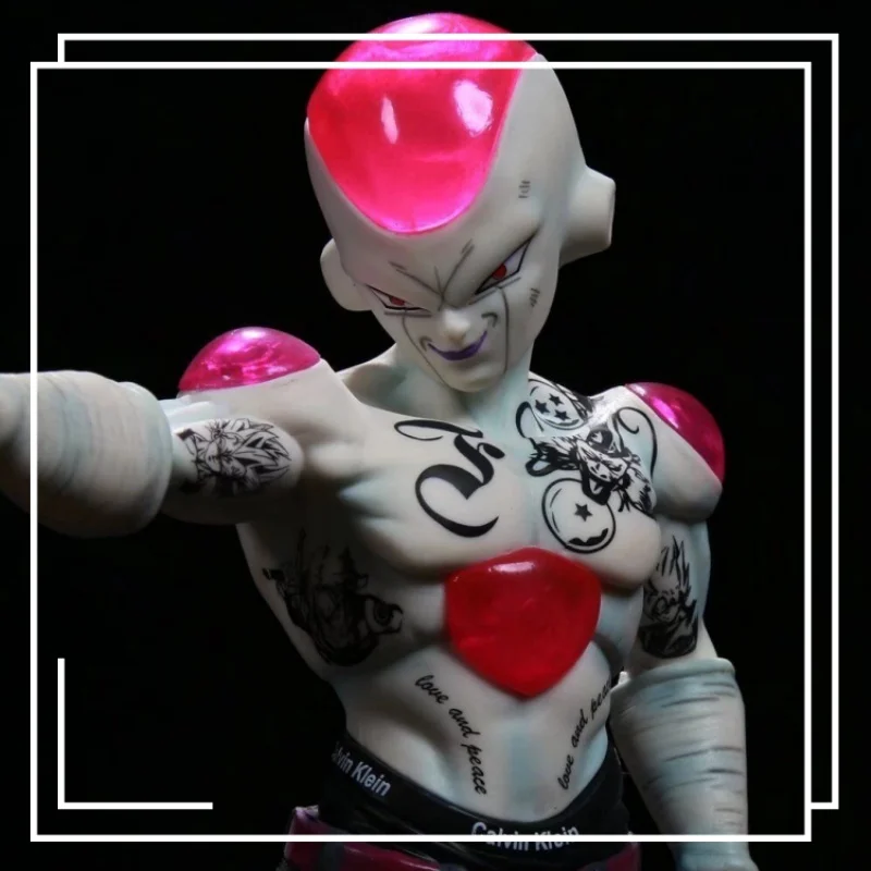 

Bandai Dragon Ball Z Gk Tattoo Felisaz Scene Statue Anime Collection Character Display Items Action Character Toys For Collector