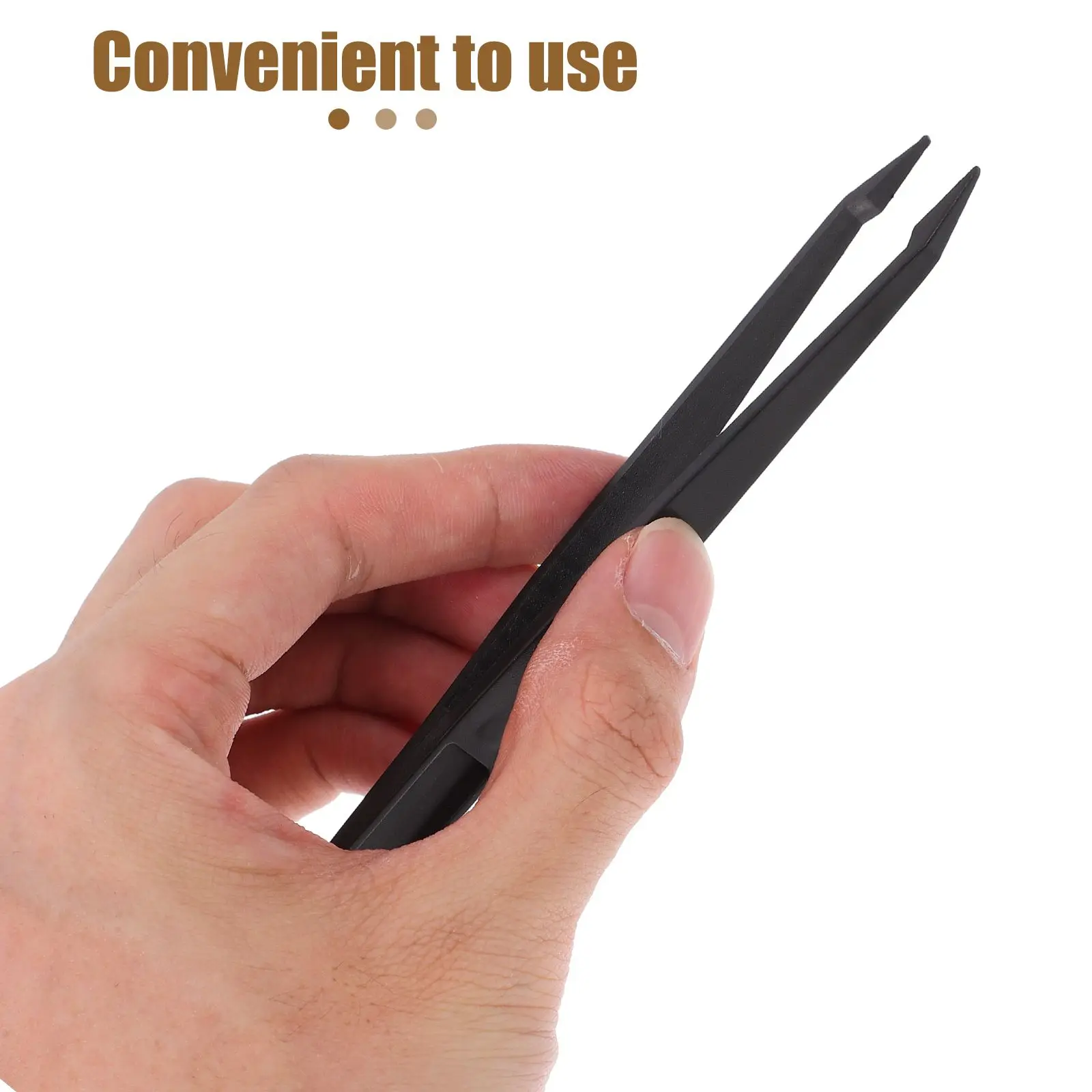 10PCS Plastic Precision Kit for Crafts Electronics Industrial Tools Hand Tools Plastic Tweezers Small Tweezers