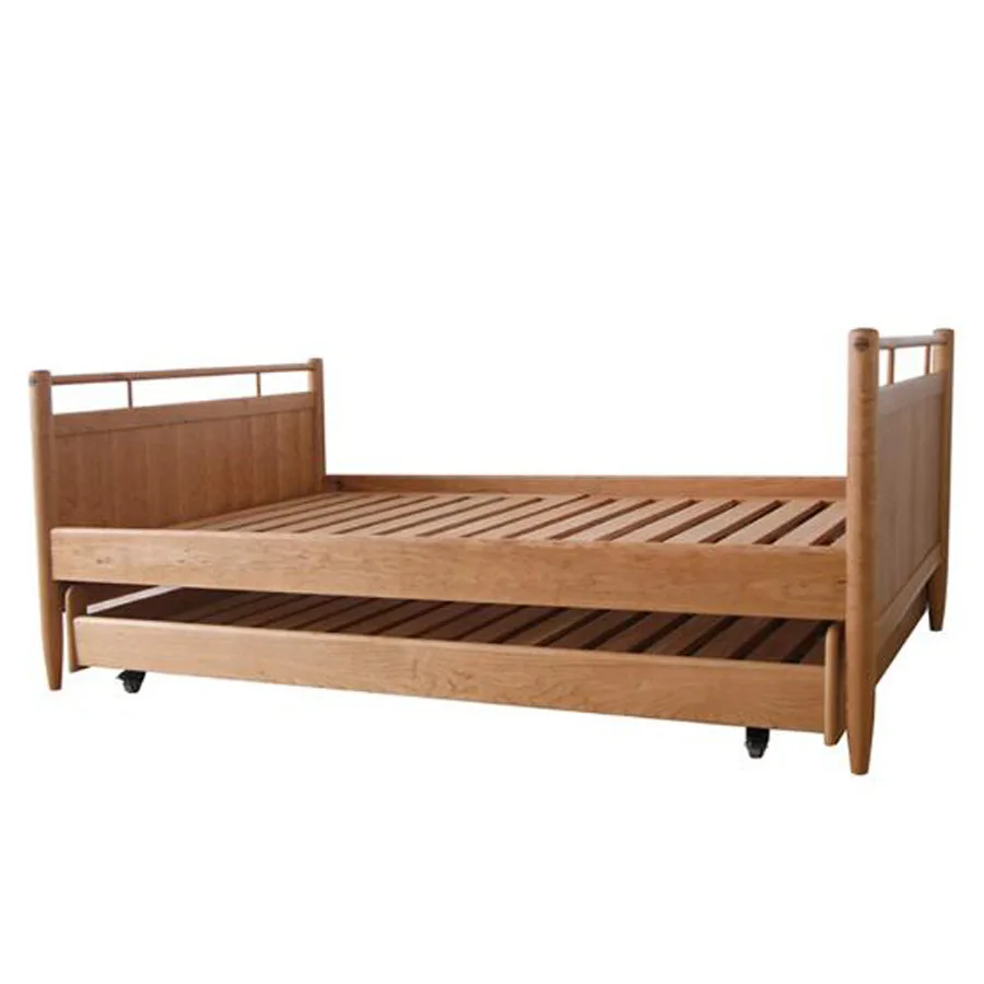 Nordic simple modern multi-functional bed Chinese upper and lower mother and child bed