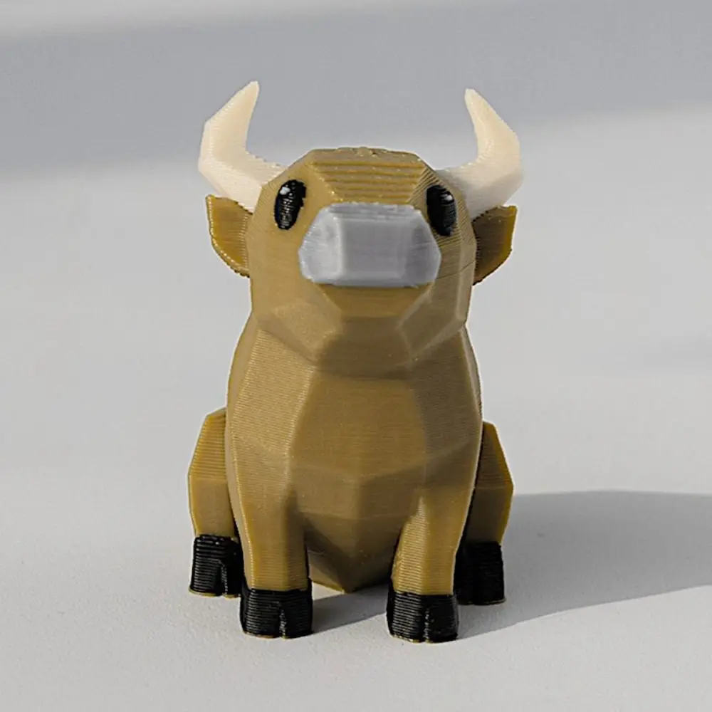 7pcs/set Small Animal Models 3D Printing Animal Models Creative Design Farm Animal Set Creative Farm Animal Models 3D Printed