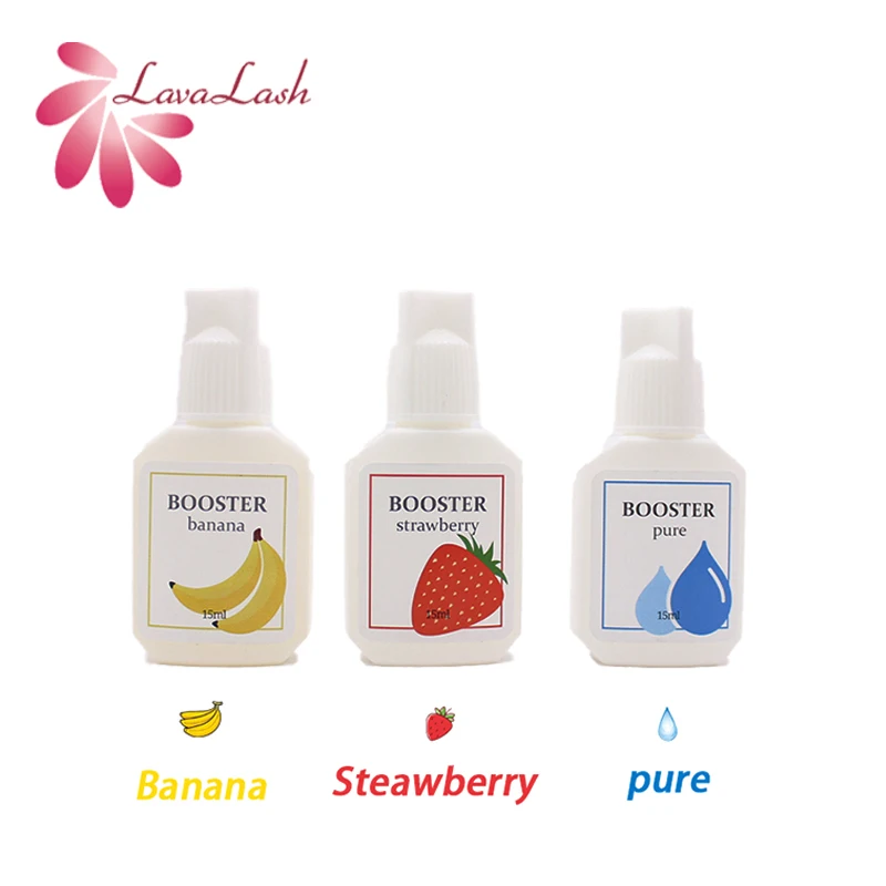 15g Banana/Fragola/Pure Booster per estensioni ciglia finte Lastes Primer più lungo per colla per ciglia Corea Origina