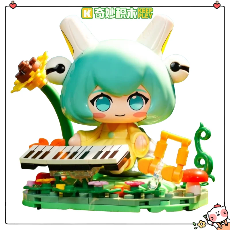 Keeppley Wonderful Building Blocks Genuine Accessories Cai Wenji Assembly Model Gift Birthday Gift Assembly Building Blocks Toy