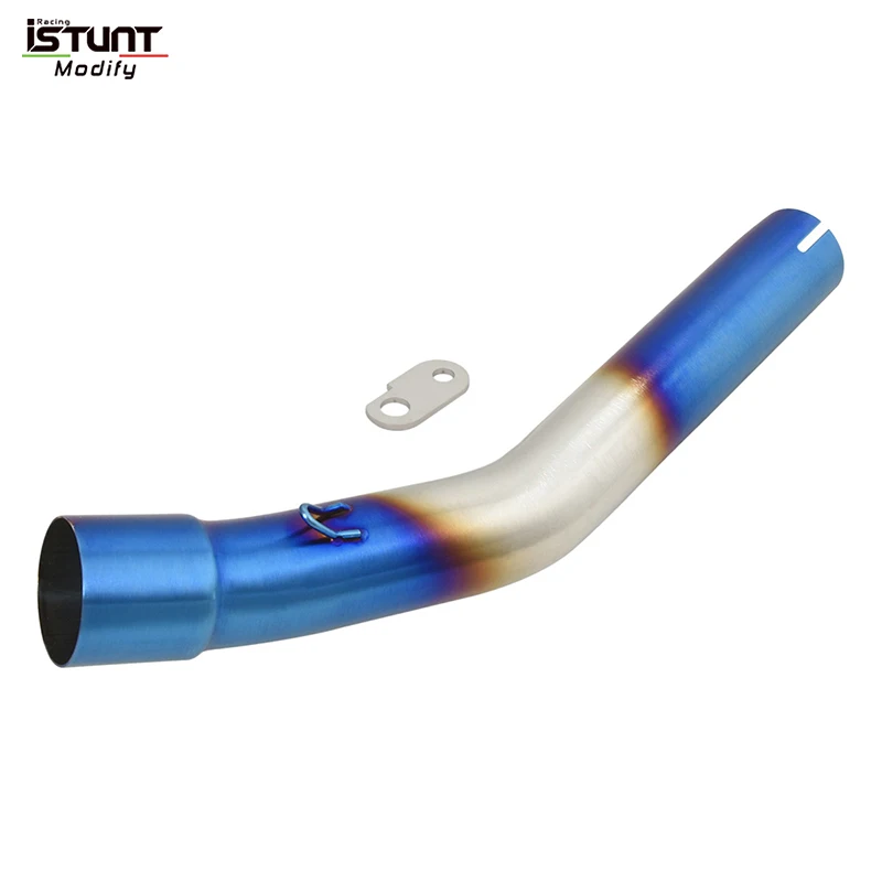 الانزلاق على لياماها Tenere700 Tenere 700 XTZ700 690 700 رالي الطبعة T7 T700 2019 - 2024 دراجة نارية العادم 50.8 مللي متر منتصف وصلة الأنابيب #5