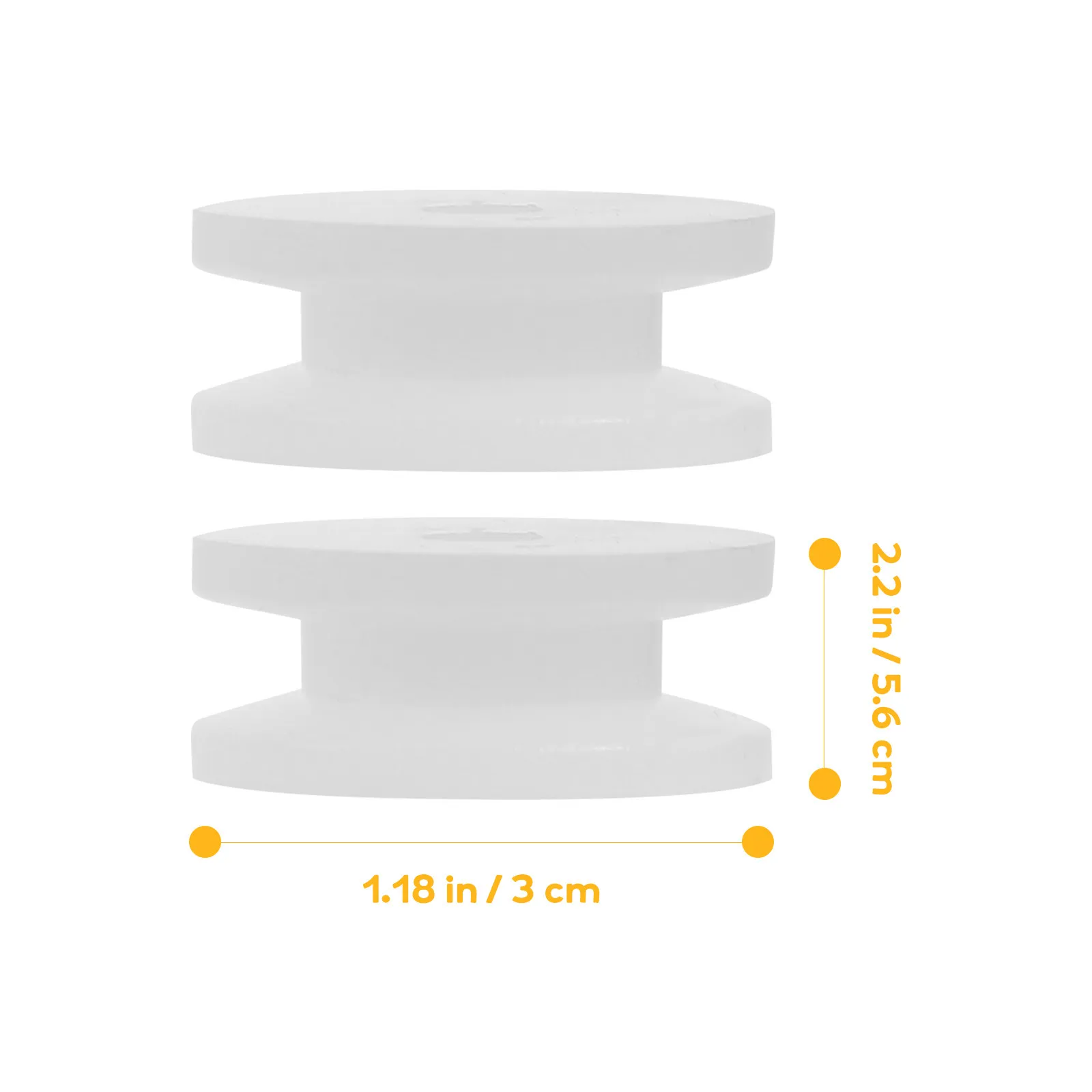 100Pcs Plastic Belt Pulley Wheel 2Mm Shaft Hole for DIY Rc Airplane Helicopter Motor Models High Durability PP Material Quiet