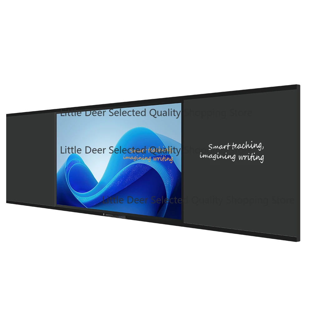 162-Inch 4K LED Smart Interactive Board with 20-Point Multi-Touch for Education School Use Windows OS