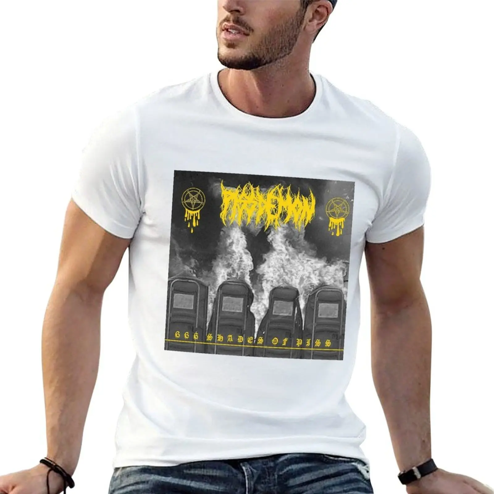 Piss Demon T-Shirt funny meme t-shirts sublime Men's t-shirt