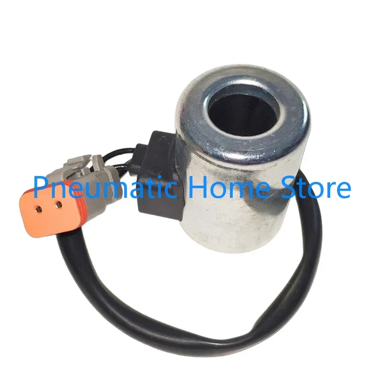 XE60/80/135/150/200/215/230 Pilot Safety Lock Excavator Accessories Solenoid Valve Coil Inner Hole 19mm,Height 50mm
