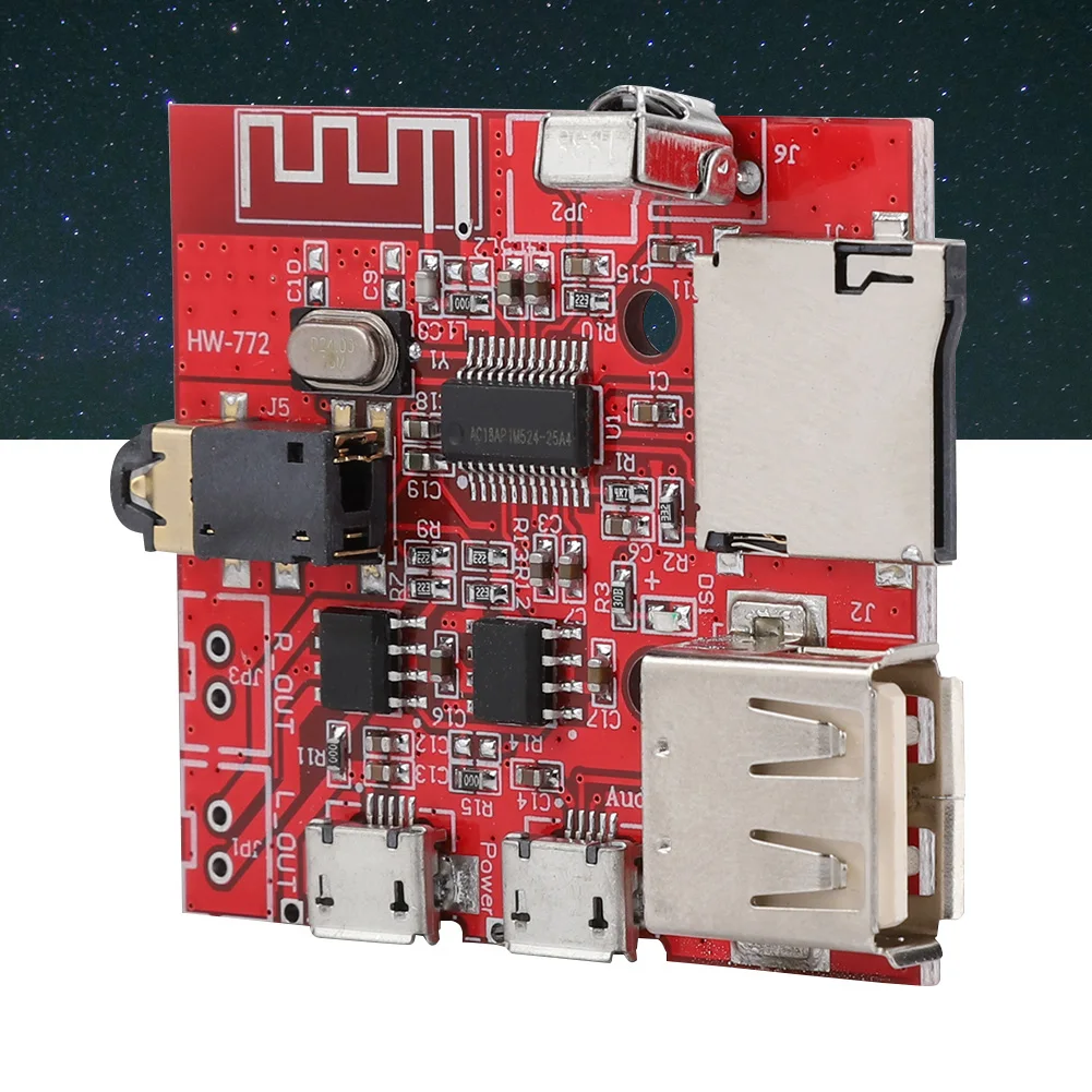 Afbeelding 4: Decoderingsmodule Ontvangerbord MP3 Decoderingsmodule Ontvangerbord 4.1 printplaat met afstandsbediening