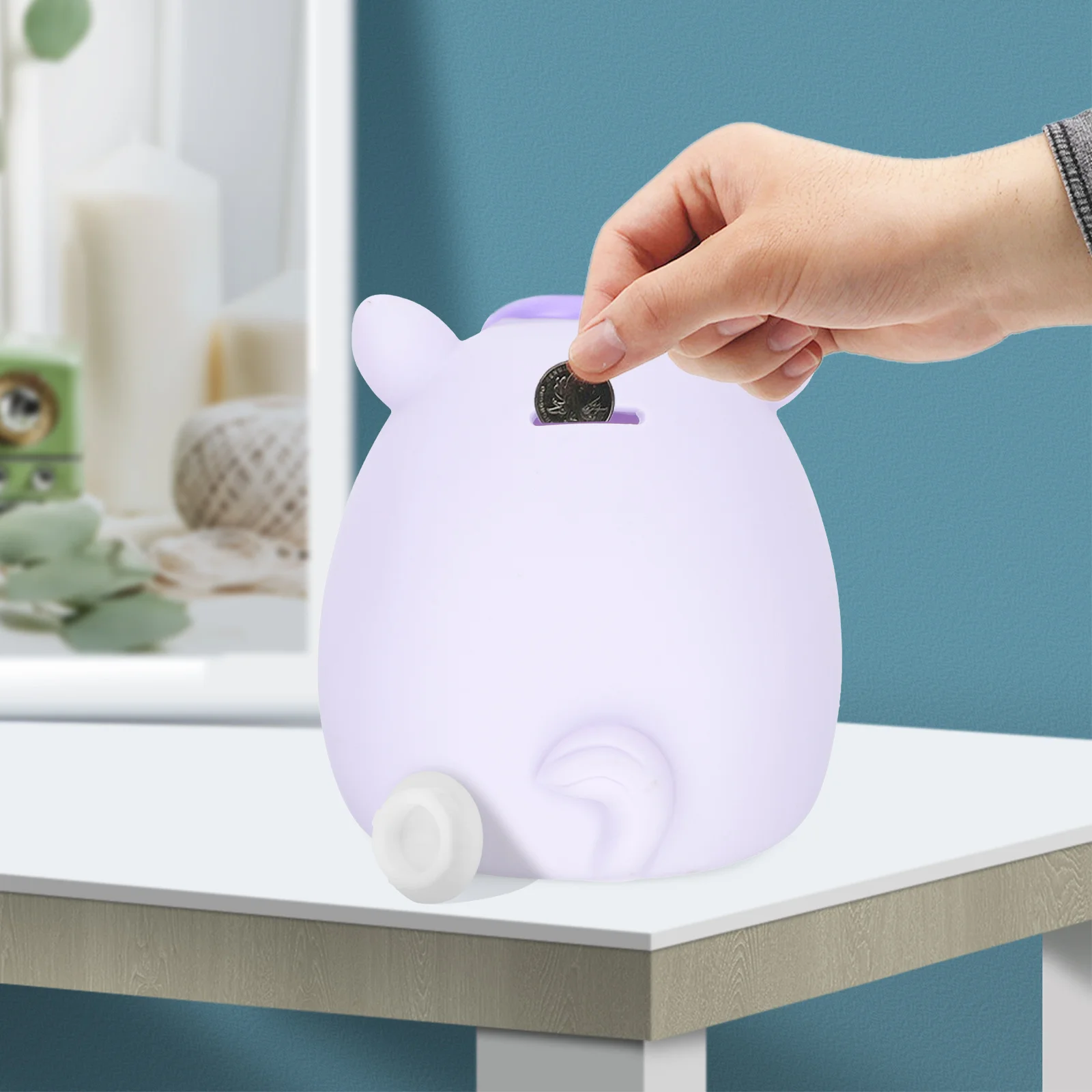 

20pcs Piggy Bank Bottom Plug Silicone Round Stoppers Replacement Sealing Plug For Saving Box Wear-Resistant Stopper Jar Hole